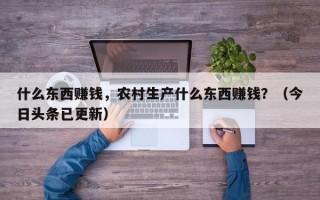什么东西赚钱，农村生产什么东西赚钱？（今日头条已更新）