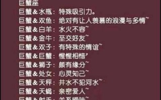 巨蟹座和什么星座最配，巨蟹座和什么星座最配做好朋友(2024头条知乎已更新）