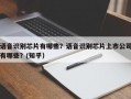 语音识别芯片有哪些？语音识别芯片上市公司有哪些？(知乎）